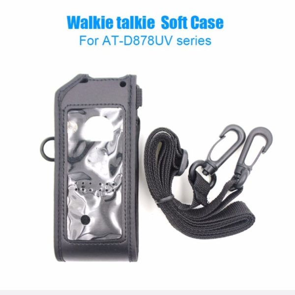 Custmized Anytone AT-D878UV Plus AT-D868UV DMR Radio Soft Leather Case Cover