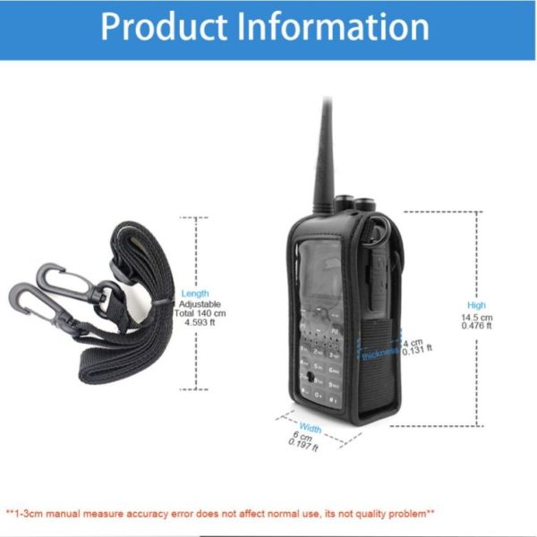 Custmized Anytone AT-D878UV Plus AT-D868UV DMR Radio Soft Leather Case Cover - Image 3