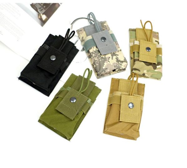 Nylon Holster Walkie Talkie Pouch Radio Bag For Icom Kenwood Motorola Yaesu Vextex Accessories Carry Case