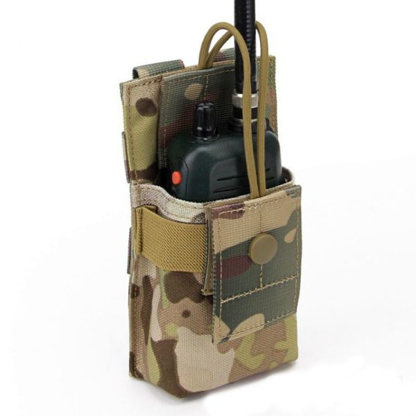 Nylon Holster Walkie Talkie Pouch Radio Bag For Icom Kenwood Motorola Yaesu Vextex Accessories Carry Case - Image 2