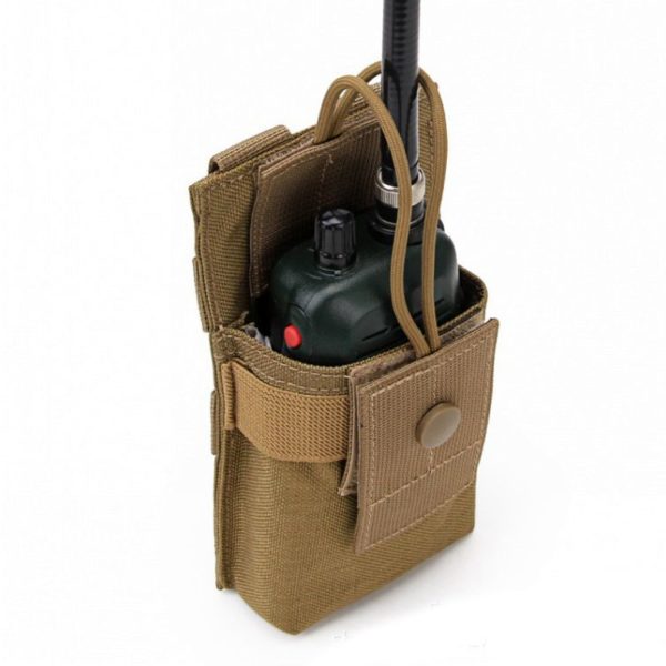 Nylon Holster Walkie Talkie Pouch Radio Bag For Icom Kenwood Motorola Yaesu Vextex Accessories Carry Case - Image 5