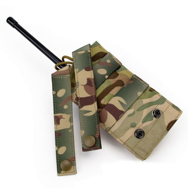 Nylon Holster Walkie Talkie Pouch Radio Bag For Icom Kenwood Motorola Yaesu Vextex Accessories Carry Case - Image 3