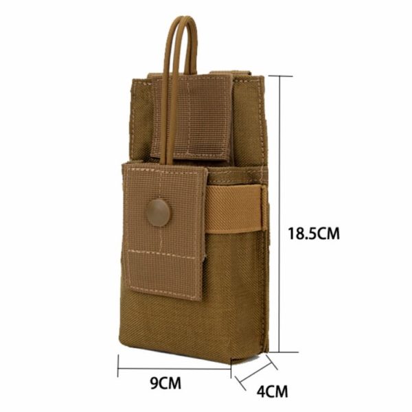 Nylon Holster Walkie Talkie Pouch Radio Bag For Icom Kenwood Motorola Yaesu Vextex Accessories Carry Case - Image 4