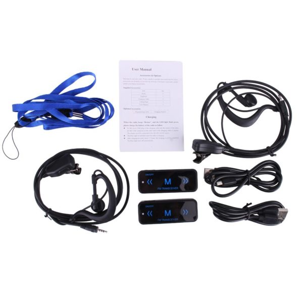 2pcs Leixen VV-108 Mini Portable Walkie Talkie 0.5W UHF 400-480MHz 16CH with USB Power Eeaphone Ham Two-Way Radio Transceiver - Image 6
