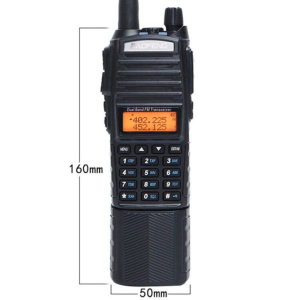 Baofeng UV-82 Amateur Walkie Talkie 8W 3800mAh Extended Battery Dual Band Radio Transceiver - Image 2