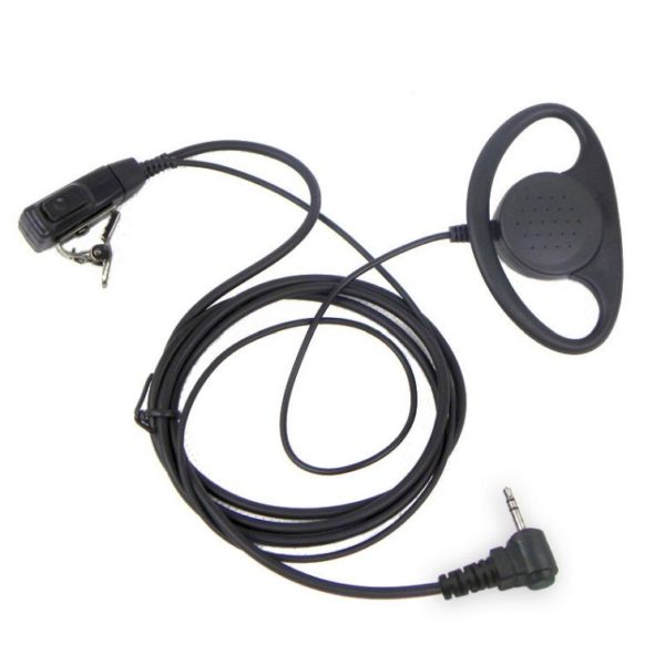 2.5mm Police Security Headset D-Ring Earpiece Earphone for Motorola CB Radio Walkie Talkie TLKR T5 T7 MD200 XTR446 T6500