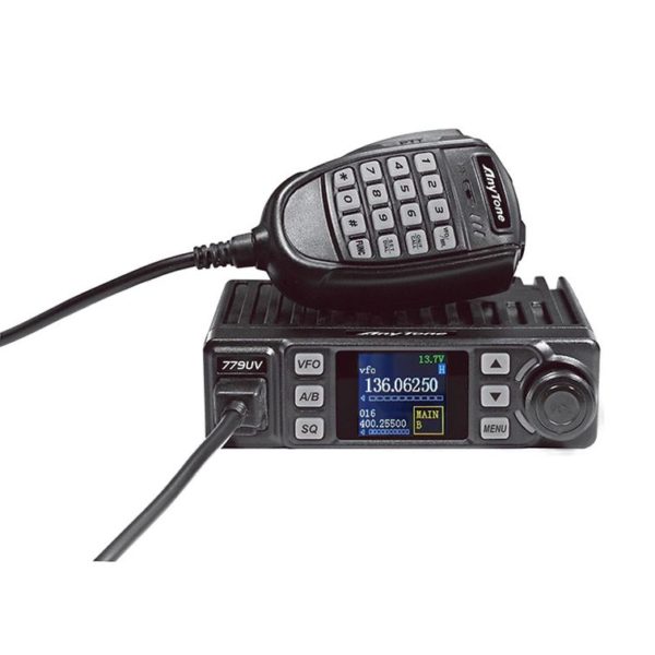 Anytone AT-779UV Dual Band mini Vehicle Walkie Talkie + Programming Cable