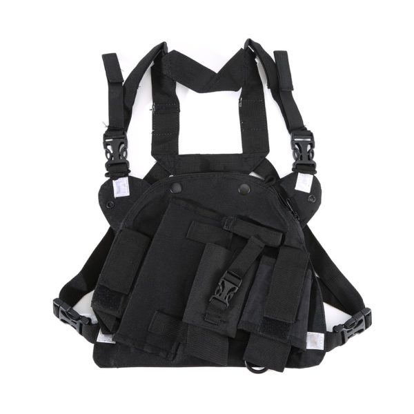 Double Radio Shoulder Holster Chest Harness Holder for Baofeng UV-5R UV-82 UV-9R PLUS Walkie Talkie Rescue Essentials - Image 2