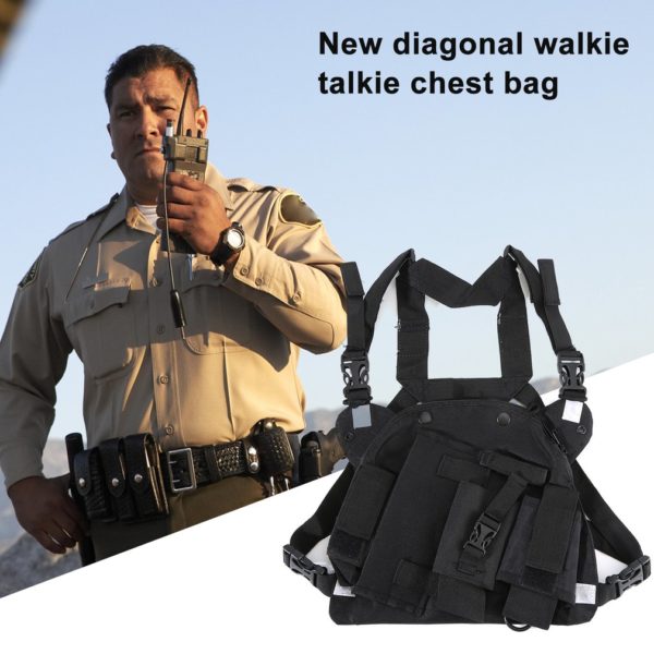 Double Radio Shoulder Holster Chest Harness Holder for Baofeng UV-5R UV-82 UV-9R PLUS Walkie Talkie Rescue Essentials
