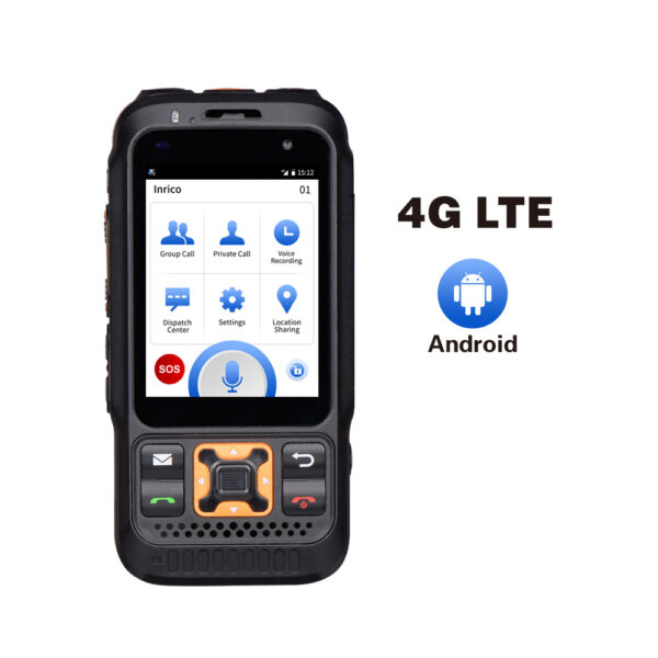 Inrico S100 4G POC Walkie Talkie with 2.8 inch Screen Small Keypad PTT Network Radio GPS/Blue-tooth/SOS 