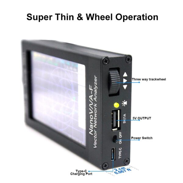 2020 Upgraded NanoVNA NanoVNA-F VNA HF VHF UHF Vector Network Antenna Analyzer - Image 2