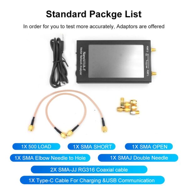 2020 Upgraded NanoVNA NanoVNA-F VNA HF VHF UHF Vector Network Antenna Analyzer - Image 5