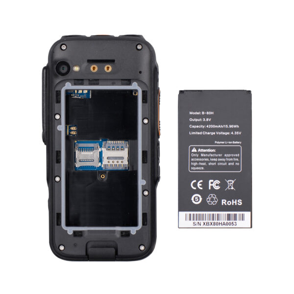 Inrico S100 4G POC Walkie Talkie with 2.8 inch Screen Small Keypad PTT Network Radio GPS/Blue-tooth/SOS  - Image 2