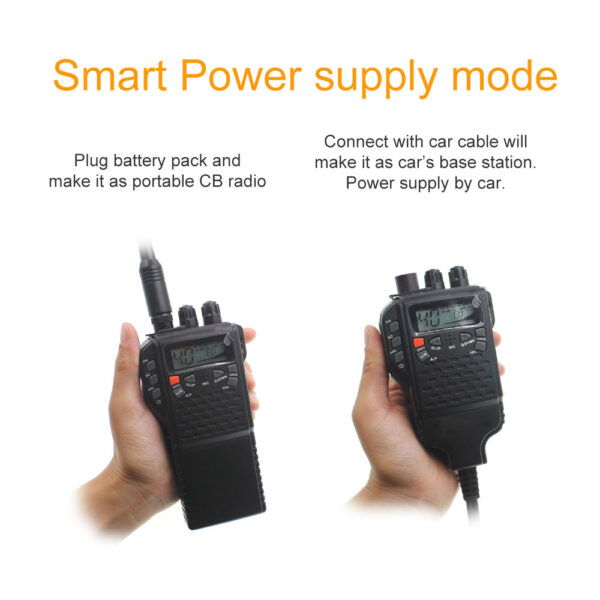 CB-270 CB Radio 27MHz walkie talkie LCD display 40 Channels Portable Radio CB CB270 Walkie Talkie 26.565-27.99125MHz