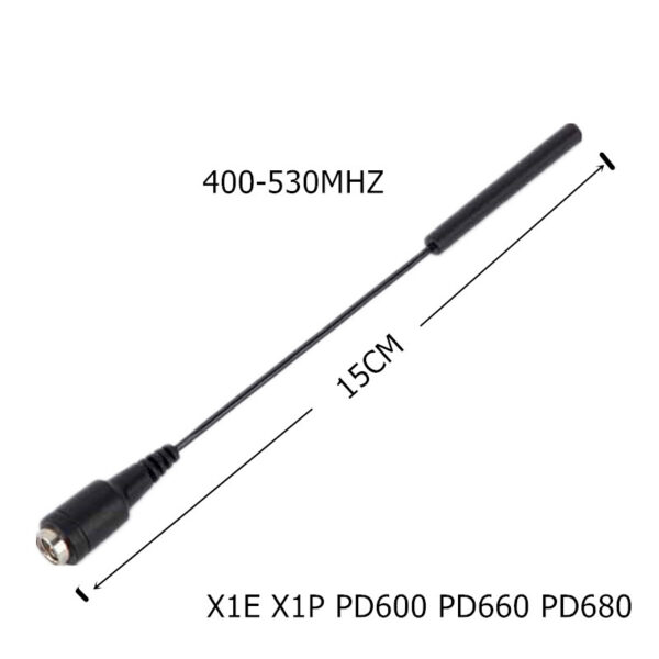 Digital Walkie Talkie Antenna 400-530MHZ U section For Hytera X1E X1P PD600 PD660 PD680 Two Way Radio