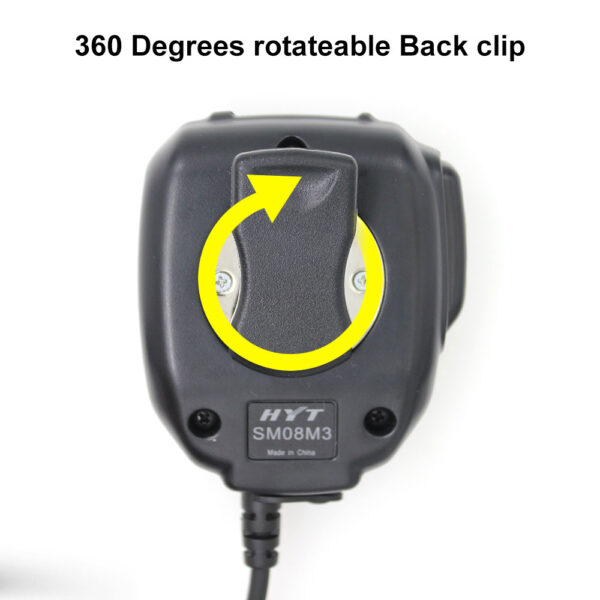 HYT TC-510 TC-610 TC700 TC-508 Anti skid big PTT key Professional two way radio SM08M3 Shoulder Microphone Speaker - Image 3