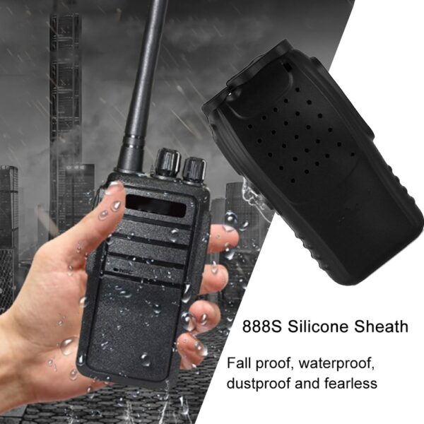 2Pcs Silicone Protective Cover Case For Baofeng BF-888s 2-Way Radio Walkie Talkie LX9A
