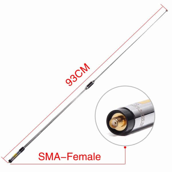 Harvest RH770 Dual Band 144/430MHz High Gain SMA-Female Telescopic Antenna For BAOFENG UV-5R UV-82 BF-888S WALKIE TALKIE RH-770 - Image 6