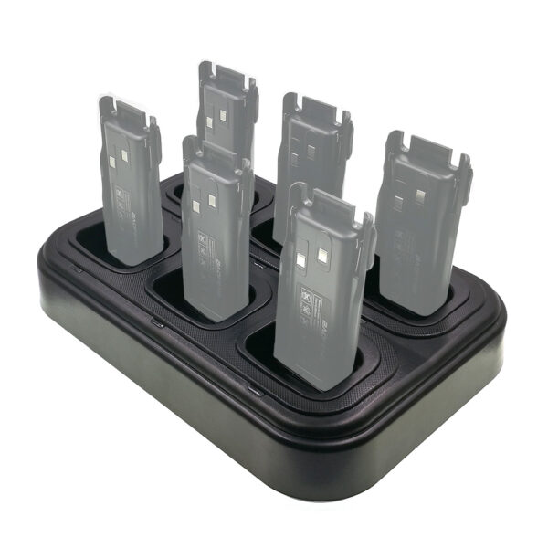 Baofeng UV-82TP UV-82HP UV-82 UV-8 UV-89 Six Bank Multi Charger - Image 3