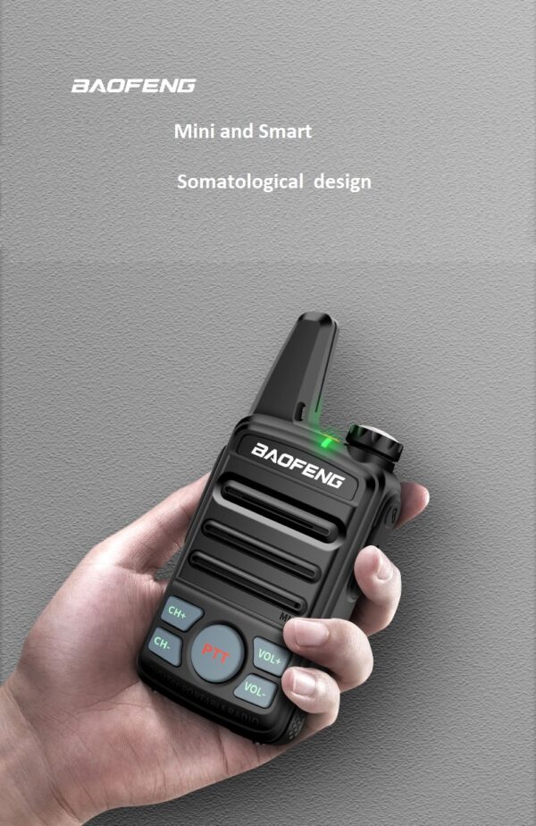 2020 Upgraded Dual PTT Baofeng BF-T99 Compact Mini Walkie Talkie 2pcs T99 Portable Intercom - Image 3