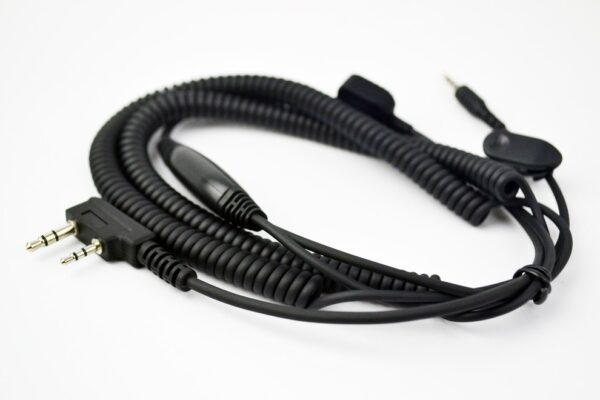 Vimoto V3 V6 V8 Bluetooth Helmet Earphone Special Connenting Cable for Kenwood Baofeng UV-5R Two Way Radio - Image 2