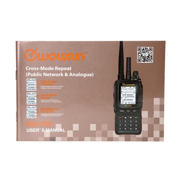 WOUXUN KG-V55 UV Dual Band 4G LTE Public Network Radio For US Amateur Ham Handheld Transceiver Two Way Radio - Image 5