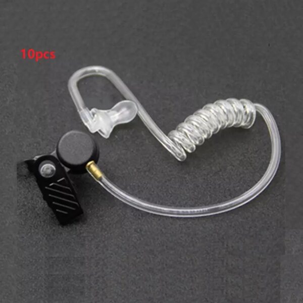10pcs High-end air tube duct accessories single duct button air duct detachable Anti-radiation for walkie talkie