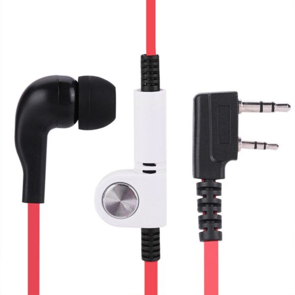 2 Pin K Head PTT Walkie Talkie Earphone Headset Headphone Earpiece with Mic for Kenwood Baofeng TYT Two Way Radio - Image 2