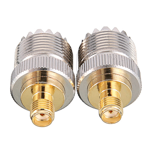 2pcs Antenna Adapter SMA Female Socket S021A To UHF-F SO239 For Baofeng UV-5R/PX-777/PX-888 Walkie Talkie Connector Jack Parts