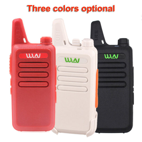 Free Shipping Cheap Thin WLN KD-C1 Walkie Talkie UHF 400-470 MHz 5W Power 16 Channel MINI Portable Transceiver Three color Optional - Image 4