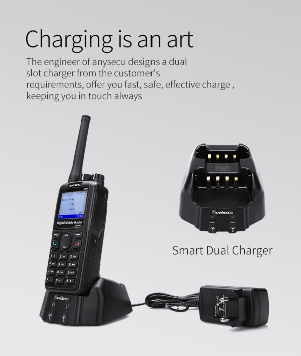 Anysecu DM960 DMR Digital Radio UHF 400-480MHz Walkie Talkie Compatible with MOTOTRBO Two Way Radio - Image 4