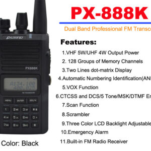 PUXING PX 888K Dual band Handheld Two Way Radio px-888k 136-174mhz and UHF 400-480mhz Transceiver Walkie Talkie PX888K