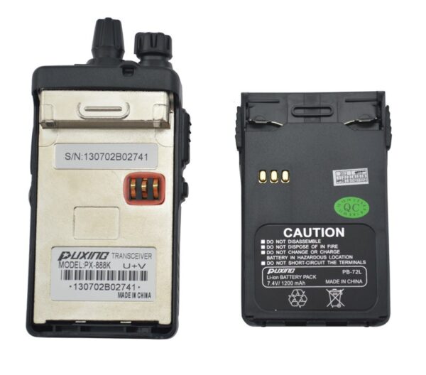 PUXING PX 888K Dual band Handheld Two Way Radio px-888k 136-174mhz and UHF 400-480mhz Transceiver Walkie Talkie PX888K - Image 3