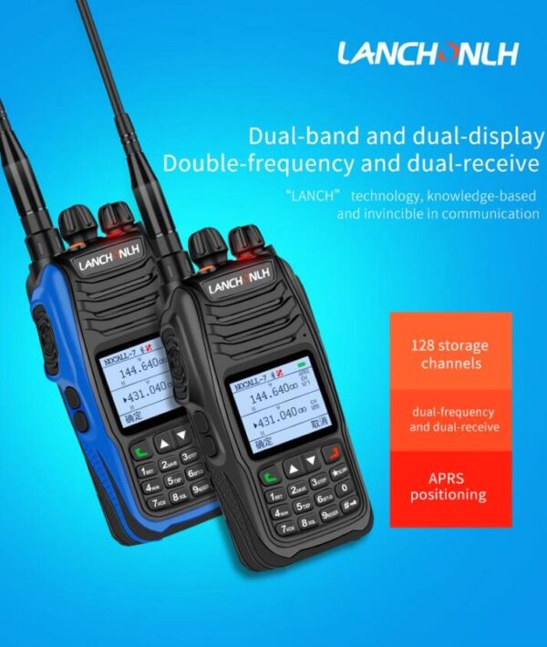 HG-UV98 Dual-Band UHF VHF APRS Walkie talkie Positioning Track GPS Bluetooth Two Way Radio - Image 2
