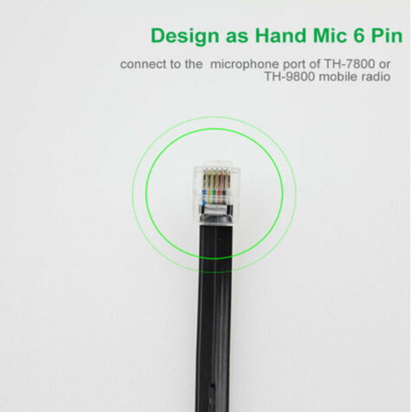 Upto 3 Meters Hand PTT Mic Extension Cords for TYT TH-7800 TH-9800 Mobile Car Tranceiver - Image 5