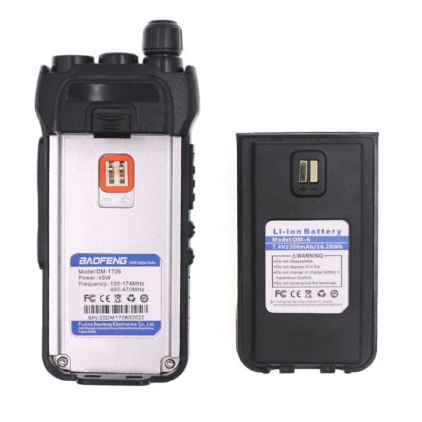 New Baofeng DM-1706 DMR Digital Radio UV Dual band 136-174 & 400-470mhz walkie talkie 5W Amateur Radio - Image 4
