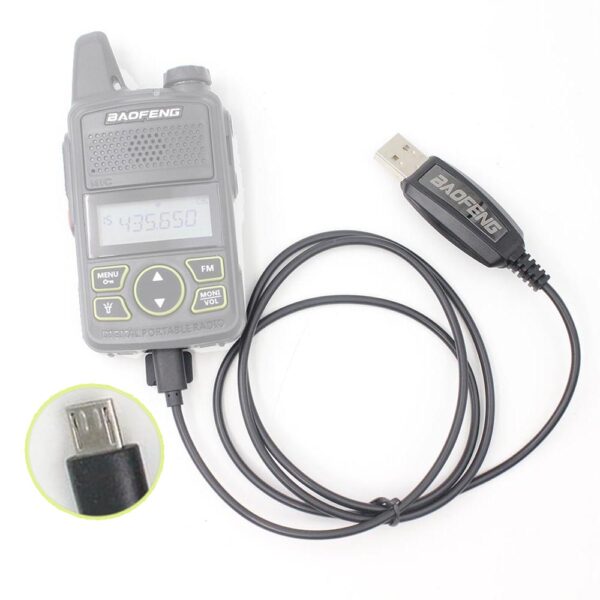 Free Shipping Baofeng BF-T1 Original USB Programming Cable