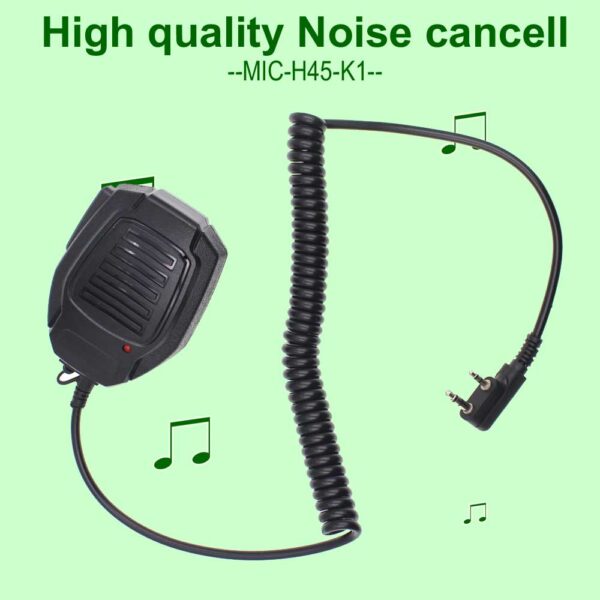 Original Professional Microphone Wired stereo PTT Speaker Microfono for TH-UV8000D MD-380 UV-5R BF-888S Portable Radio