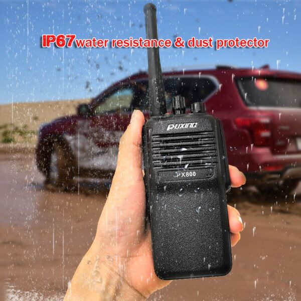 Puxing DMR Portable Walkie Talkie PX-800 IP67 Waterproof Police Encrypted Military Long Range Digital Radio - Image 2