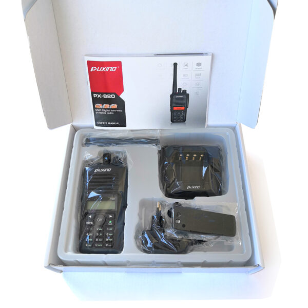 Free Shipping Puxing PX-820 DMR Digital Two way Portable Radio - Image 5