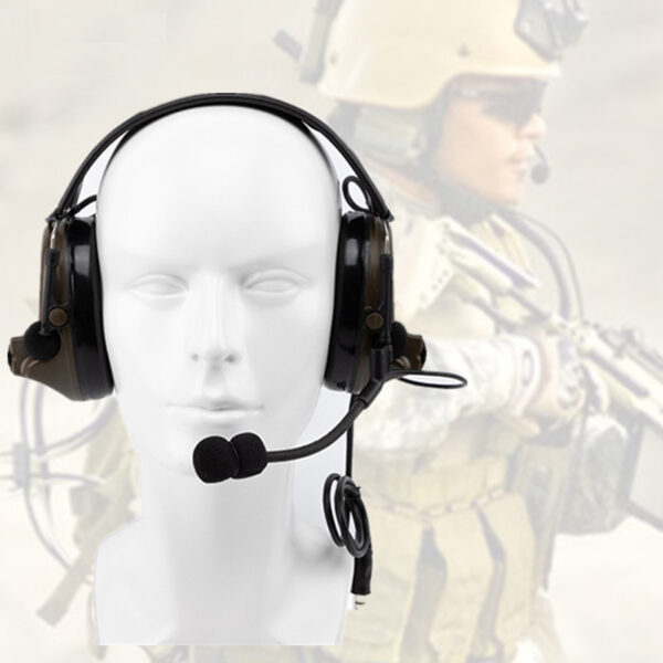Tactics Headset Comtac II Military Airsoft Hunting Headphones Noise Reduction Pickup Hearing Protection Earphone