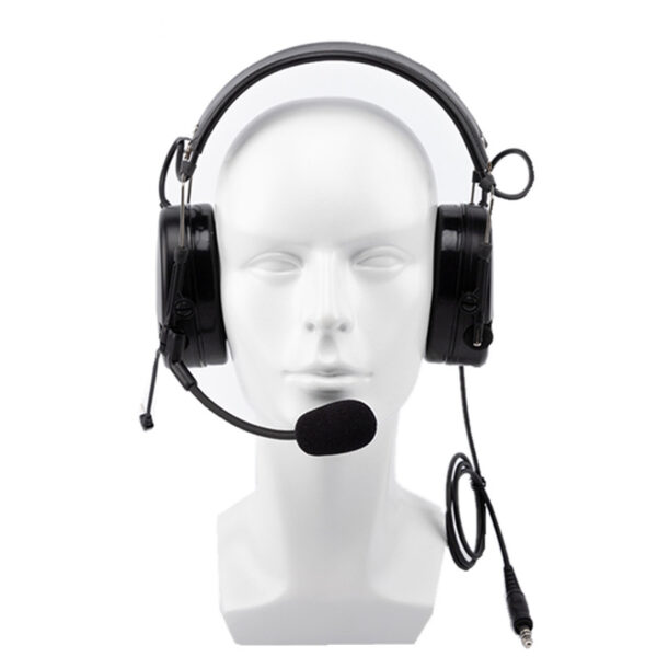 Automatic Pickup Tactics 7.1 J standard Walkie-Talkie Heavy-duty Aviation Earpiece