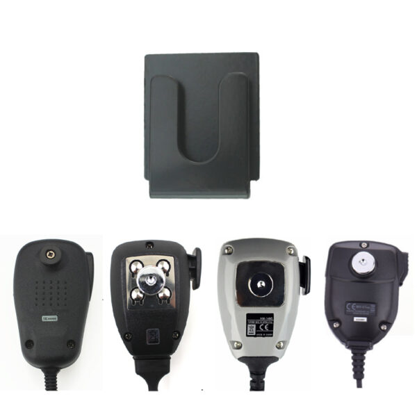 Universal 3M hand microphone hook bracket for Yaesu 7900 Kenwood ICOM Motorola Hytera QYT WOUXUN Two way Radio