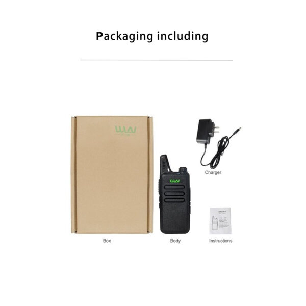 Free Shipping Cheap Thin WLN KD-C1 Walkie Talkie UHF 400-470 MHz 5W Power 16 Channel MINI Portable Transceiver Three color Optional - Image 5