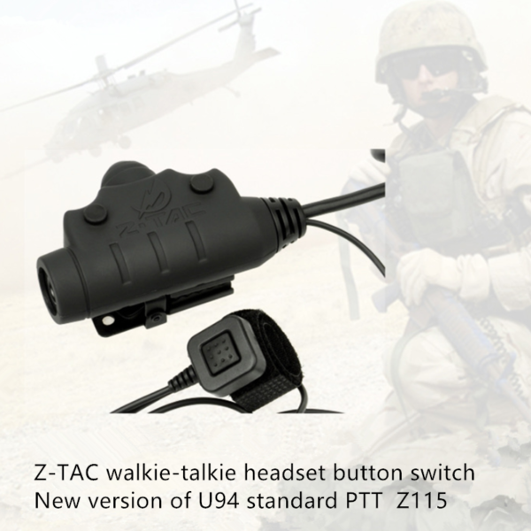 Midland plug Walkie Talkie Headset Button Switch New Version of U94 Tactic PTT Z115