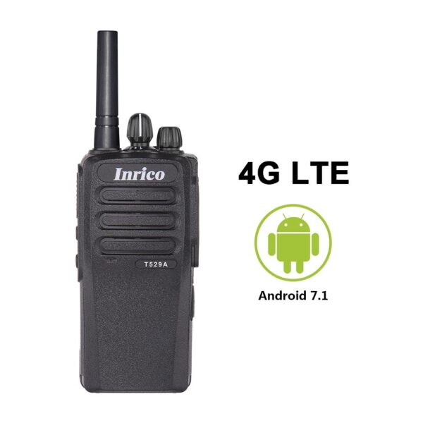 Professional Inrico T529A 4G LTE Global Call PTT Radio SIM Card CE FCC RoHs Certificate Rugged PoC Walkie Talkie for traffic