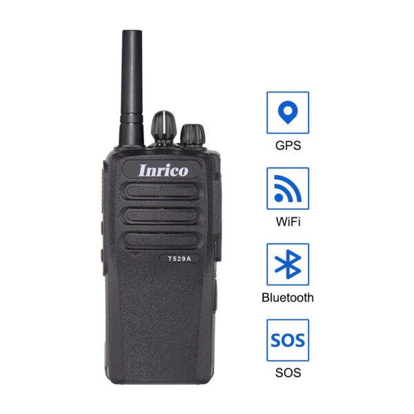 Professional Inrico T529A 4G LTE Global Call PTT Radio SIM Card CE FCC RoHs Certificate Rugged PoC Walkie Talkie for traffic - Image 3