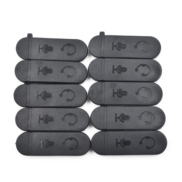 50pcs Audio Jack Dust Cover for Motorola XiR P3688 DEP450 DP1400 Two Way Radio Accessories