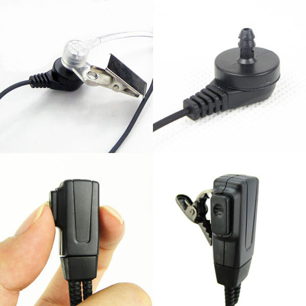 10pcs Motorola Finger PTT Tube Earpiece Mic for EP450 CP040 CP180 CP200 DP1400 GP300 CT150 CT250 Walkie Talkie - Image 3