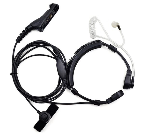 Motorola DP4400 DP4401 DP4600 DP4601 XPR/ XiR/ DP/APX Series Radios Finger PTT Throat Mic Headphone